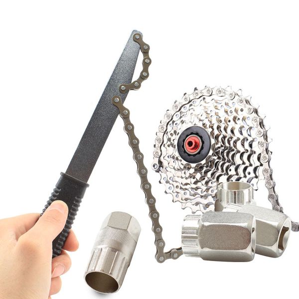 

bicycle cassette heel remover turner sprocket disassembly removal tool wrench chain whip mtb road bike repair tools rr7255