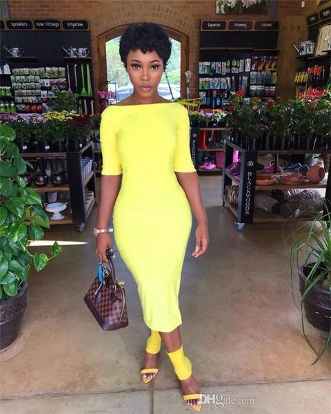 

split backless slash neck womens bodycon dresses cap sleeve women pencil dresses, Black;gray