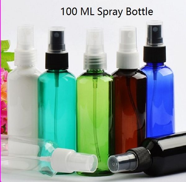 

2020 100 ml spray bottle round shoulder spray bottle, make-up water, perfume, face spray bottle, mist, plastic, water