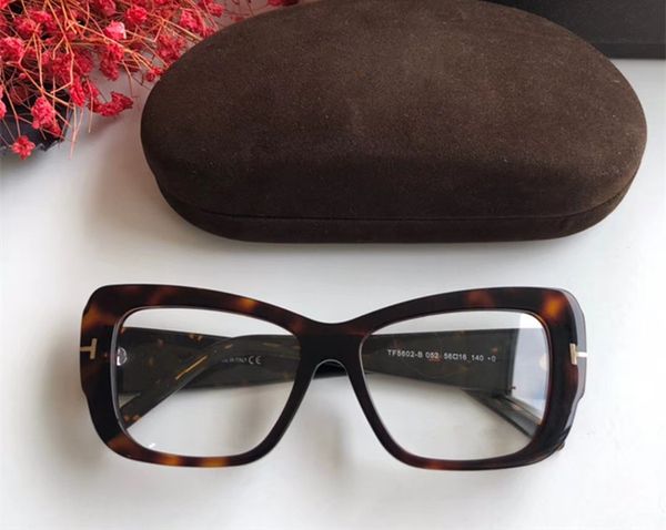 Оптово-мода ретро-старинные Big-Rim Butterfly FT5602 очки для женщин 56-16-140 Pure-Plank для рецептурных очков в цель