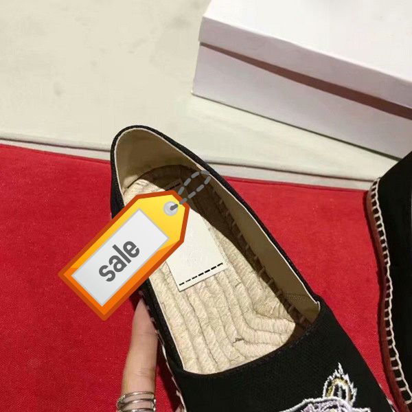 

new lovers shoes with tiger head single shoes and lazy shoes, Black