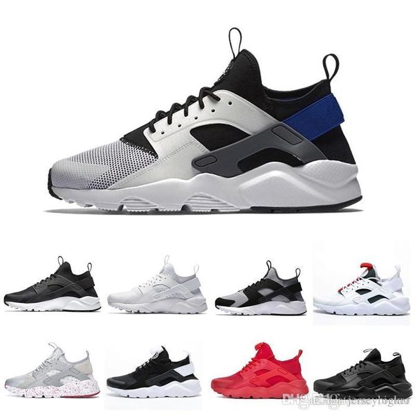 

2019 huarache 4.0 running shoes for men women triple black white blue huaraches 1.0 outdoor sports sneakers trainers 36-45