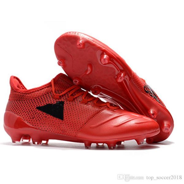 

red black messi soccer cleats ace x 17.1 outdoor soft spike soccer shoes mens original ace football boots