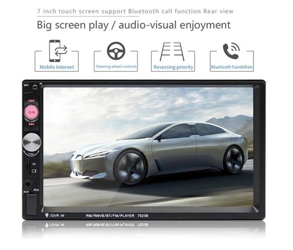 

price car radio mp5 player mirror link autoradio 2 din 7'' inch lcd touch screen bluetooth auto stereo rm/bt/fm dvd player