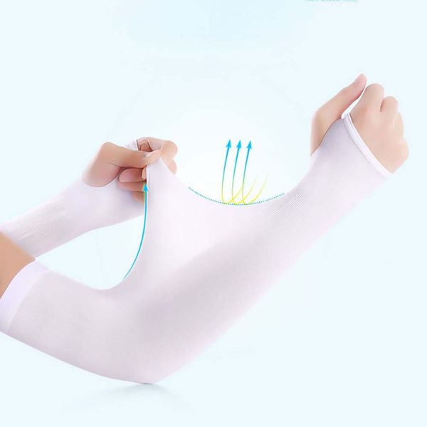 

breathable cooling sunshade hand elbow protection cover outdoor sportswear with/without thumb arm sleev moisture wicking, Black;gray