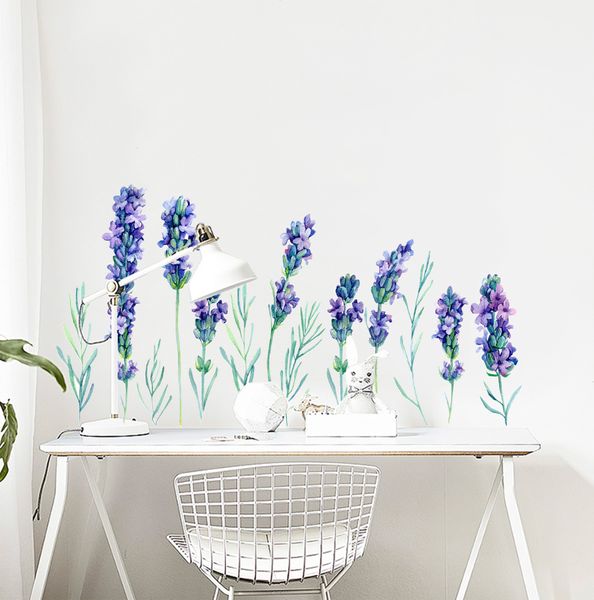 Pode Mover Watercolor Sticker Modern Home Furnishing A Sala Waterproof Flor Grupo Combine Pictures no Match Box Qt003