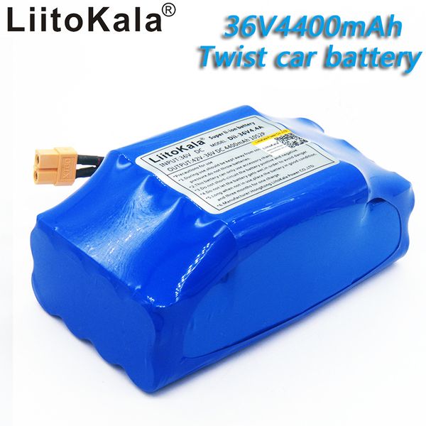 36V 4,4Ah 4400mAh High Drain 2-Rad-Elektroroller selbstausgleichender Lithium-Akku für Selbstausgleich Passend für 6,5