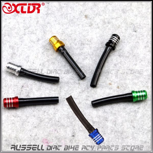 

gas fuel tank cap valve vent breather hose black tube cnc atv dirt bike 7 color
