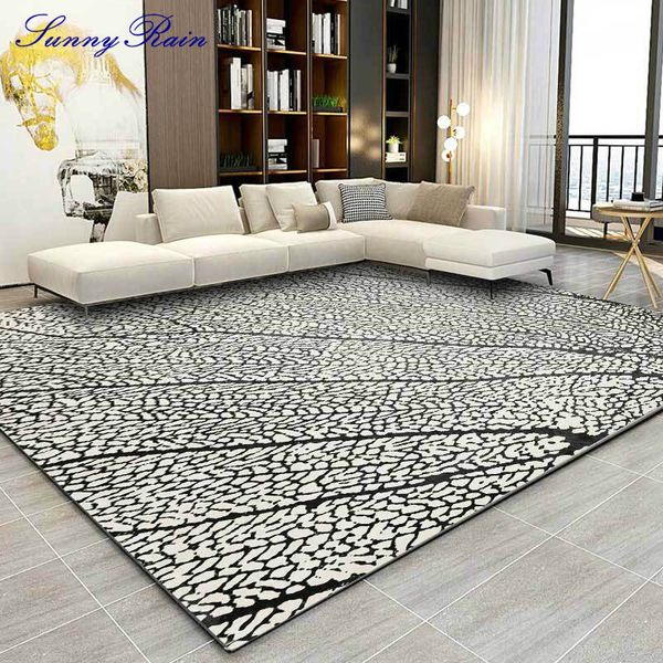 

sunnyrain 1-piece carpets for living room bedroom large area rugs washable
