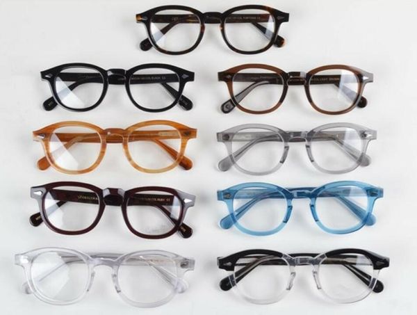LEMTOSH gözlük çerçevesi şeffaf lens johnny depp gözlük miyopi gözlük Retro oculos de grau erkekler ve kadınlar miyopi gözlük çerçeveleri