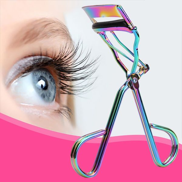 

1pcs color eyelash curler for girls tweezers curler nature curl style eyelash extension tools makeup curling twisting eye lashes