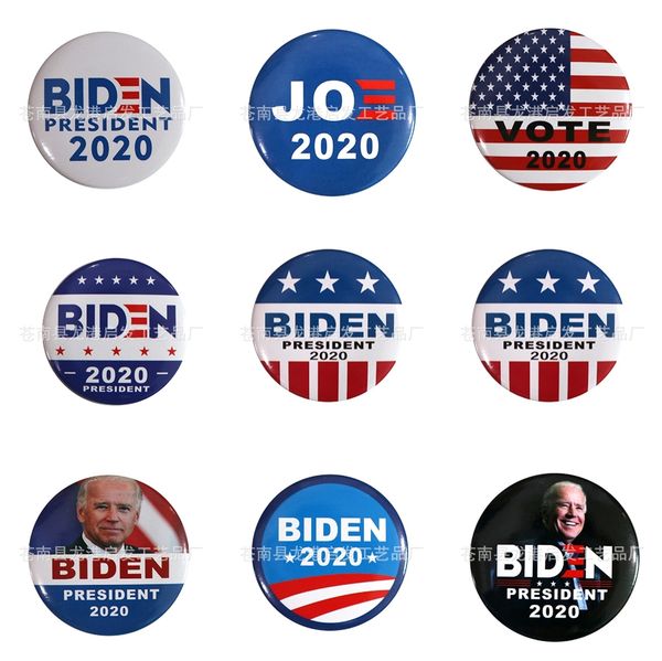 

biden badge patches for clothing iron embroidered diy patch applique iron on patches sewing accessories stickers on clothes bag dz210 #256, Silver