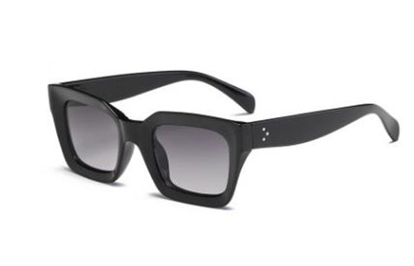 

new european and american fashion retro high-definition men and women's universal small frame sunglasses trendy boutique sunglasses, White;black