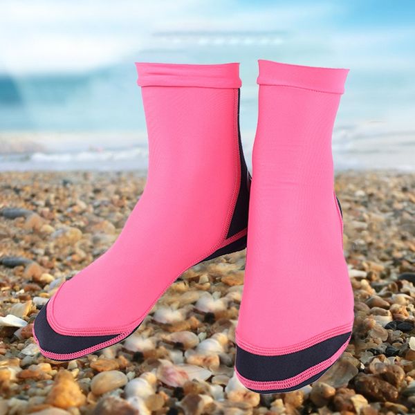 

diving socks water beach socks neoprene nylon 1.5mm with webbed feet snorkeling diving shoes new, Black