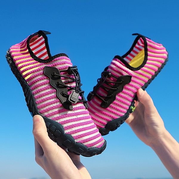 

fashion beach shoes women outdoor sport beach shoes women hard-wearing rubber mens water barefoot size 36-47