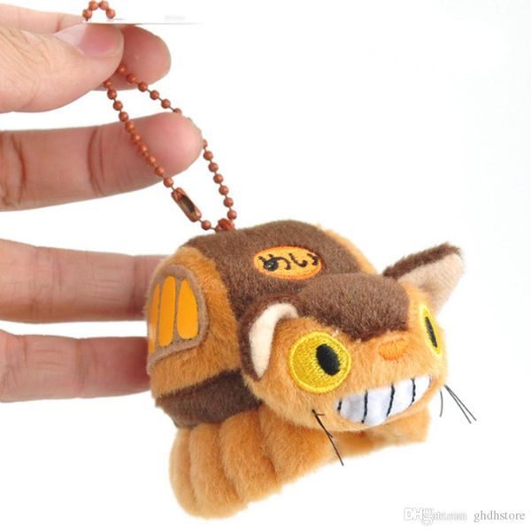 

new 4" 10cm my neighbor totoro plush doll anime collectible keychains pendants stuffed gifts soft toys