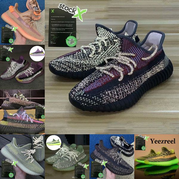 

discount kanye yecheil yeshaya black static citrin cloud white 3m reflective sports shoes gid glow true form clay butter mens women trainers