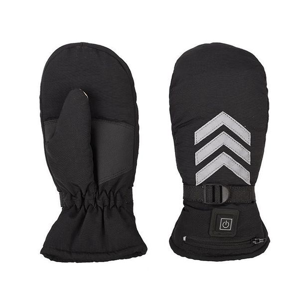 

charging heating gloves men's winter lithium battery three-speed temperature control stuffy even finger heating gloves electric