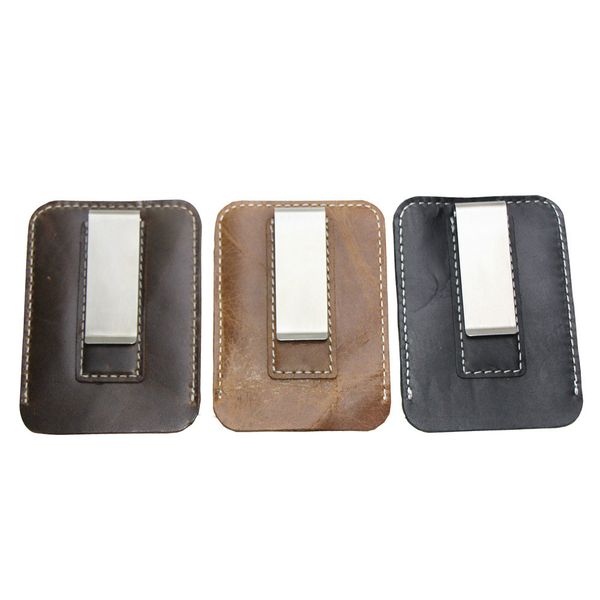 

10pcs/lot layer leather card wallet money holder coin purse case for car with waist belt buckle clip auto vehicle key cnyowo