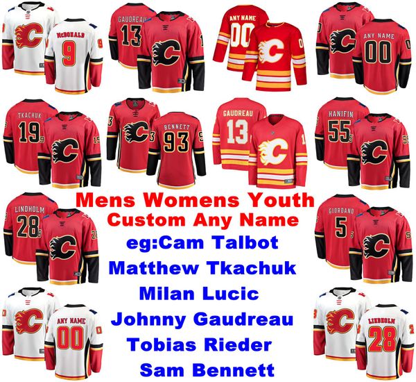 

мужские изготовленные на заказ майки calgary flames джерси дерека райана марка джордано брэндона дэвидсона ти джея броди расмуса андерссона, Black;red