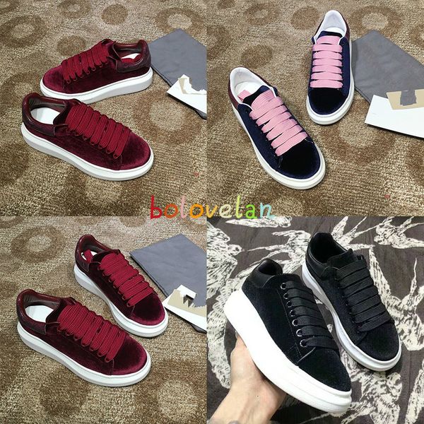 

2019 new velvet couple thick-soled muffin casual sports shoes women's shoes, Black