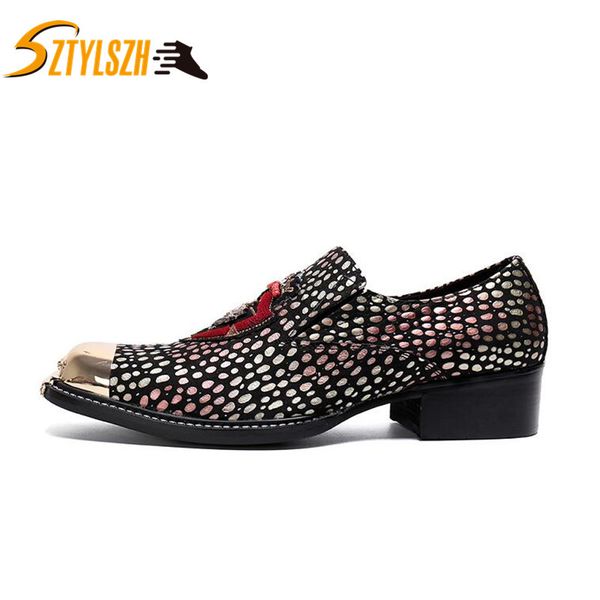 

men genuine leather shoes casual business men pointed shoes wedding fashion dress breathable comfort boat, Black