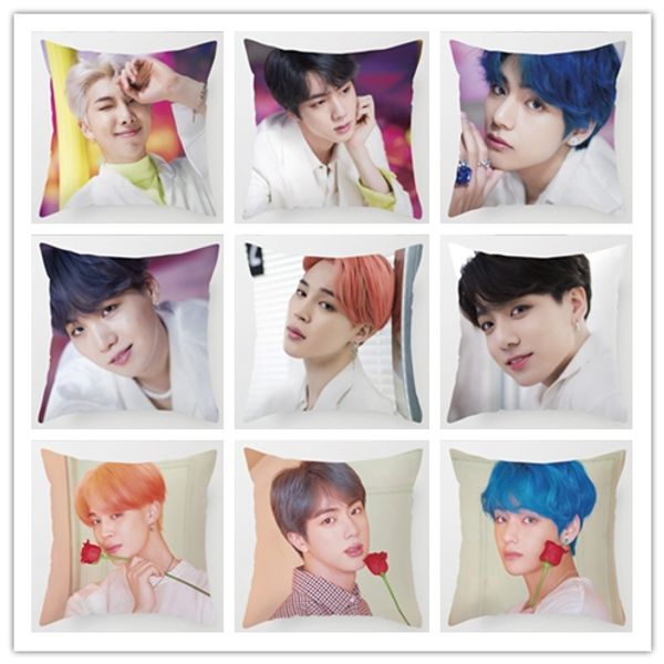 

bangtan мальчики мультфильм подушка coverprint наволочка птица полиэстер хлопок bt-21throw наволочка украшения для домашнего офиса