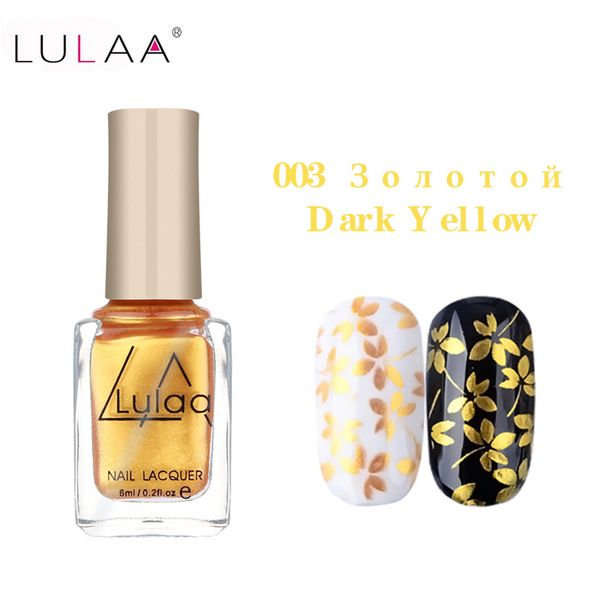 

lulaa 12 colors optional nail lacquer spray printing dedicated stamp polish manicure oil nail art stamp stamping polish