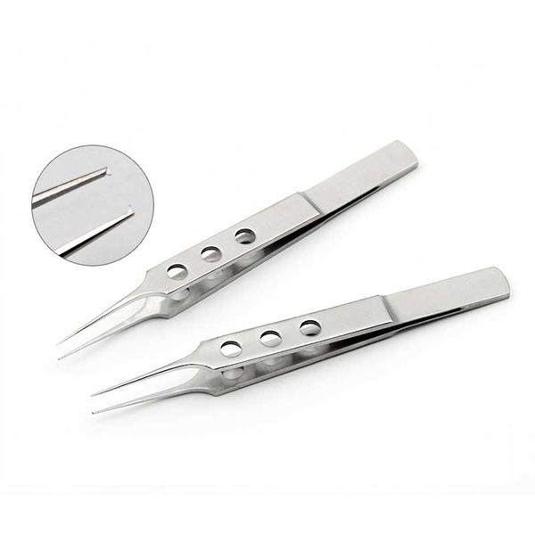 

microscopic instruments eyelid tools stainless steel 110 mm 3 type beauty tweezers microsurgery forceps tools
