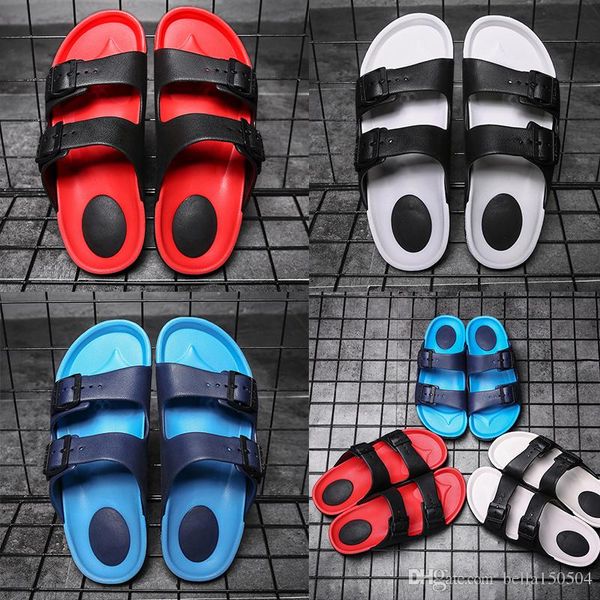бесплатная доставка оригинальные дизайнерские мужские летние сандалии черный синий красный противоскользящие быстросохнущие тапочки мягкая вода обувь легкие пляжные шлепанцы