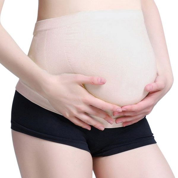 

women corset high waist prenatal care belly comfortable tummy underbust control body shapper slimming belt shapers, White