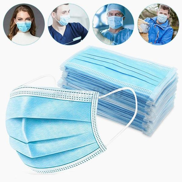 

Оптом! DHL Бесплатная доставка одноразовая маска 3 слоя лицевой пыли защитный чехол фильтр предотвратить бактерии маски PM 2.5 респиратор