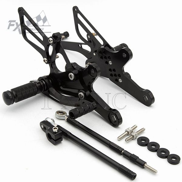 

cnc motorcycle rear set footrest rearset fit for cbr150 cbr150r cbr 125 2004-2010 2009 adjustable foot pegs rest footpegs
