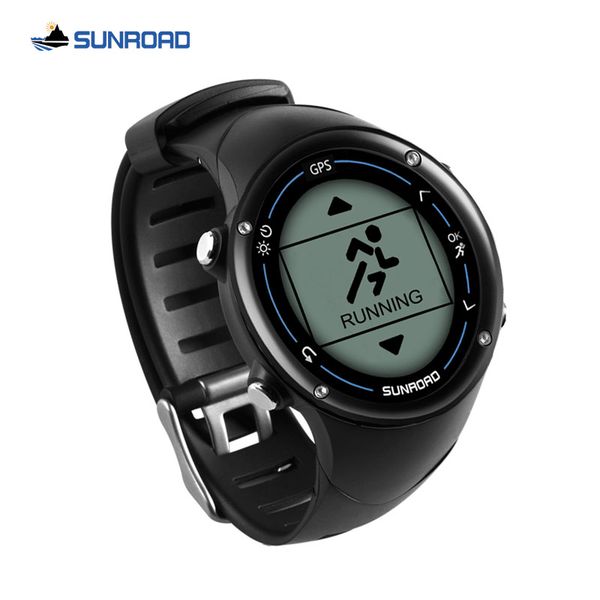 

relogio masculino sunroad digital gps sport watch men's smart bluetooth heart rate monitor calories counter pedometer clock men, Slivery;brown