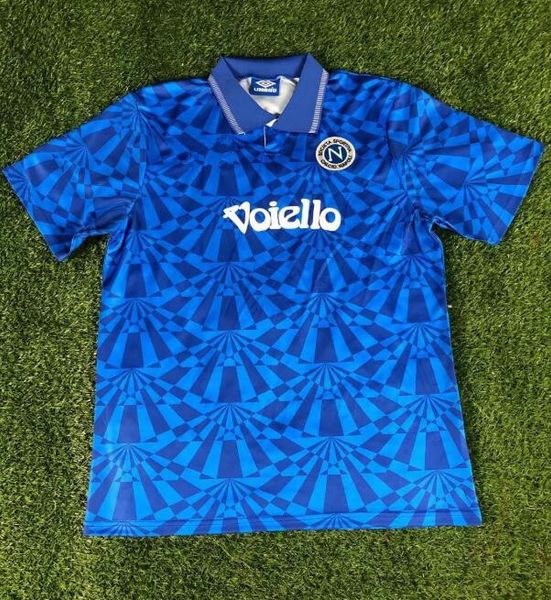 

1991/1993 1987/1988 naples maradona 10 retro camisetas de futbol customized uniform 1992 napoli soccer jersey thailand football shirt, Black;yellow