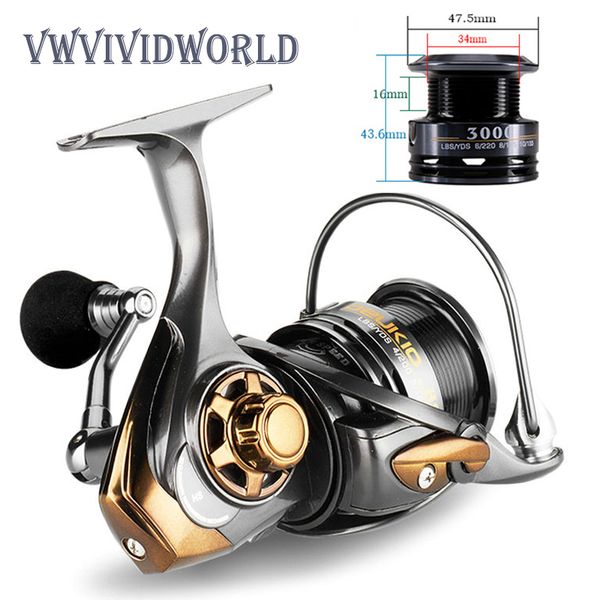 

double metal spool fishing reel carbon shallow deep cup lure spinning carp wheel high speed ratio 7.1:1 bb feeder