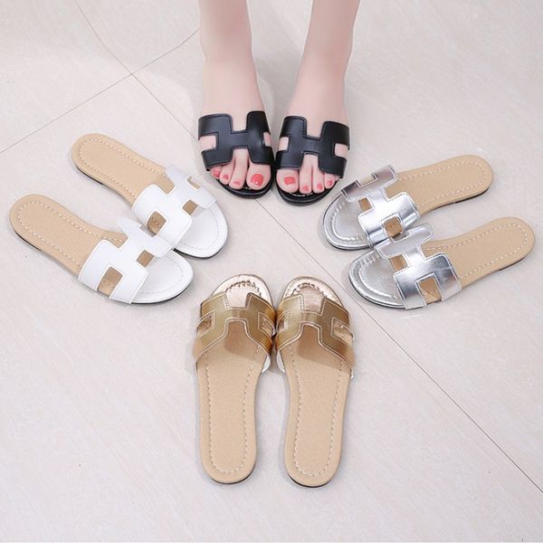 

Классика Мода Досуг Слайды Женщины Вне Низкой Квартиры С Тапочки Лето Скольжения