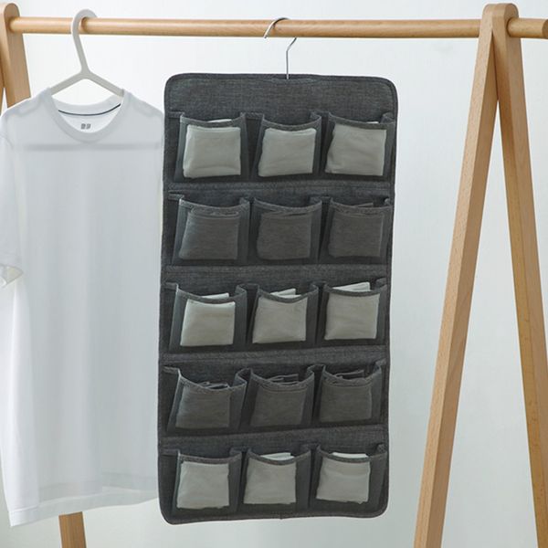 

closet space saving cosmetic wardrobe storage over door socks bra underwear rack accessories hanging bag multi pocket organizer