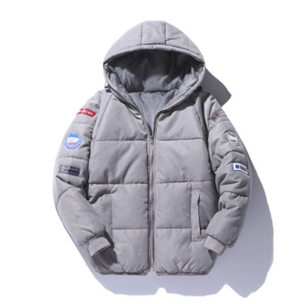 

2018 winter cotton men's cotton jacket men's casual jacket tide brand bread service korean clothing ga010, Black