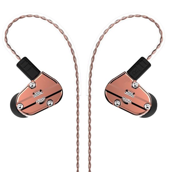 

revonext qt5 1dd+1ba hybrid in ear earphone hifi dj monitor running sport earphone earplug headset earbud qt2/qt3