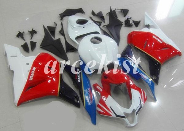 

4 gifts new abs full fairings kits fit for honda cbr600rr f5 2009 2010 2011 2012 09 10 11 12 bodywork set white red blue