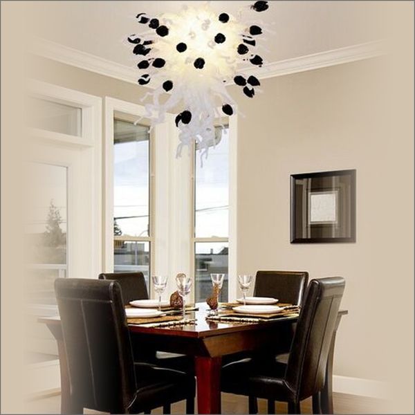 

art deco lighting hand blown glass chandeliers chihuly style customized murano glass pendant lamps bedroom decor hanging led chandeliers