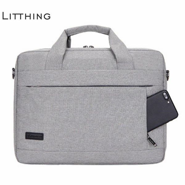 Litthing Grande Capacidade Bolsa Para Laptop Para Mulheres Dos Homens de Viagem Maleta Bussiness Notebook Bag Para 14 15 Polegada Macbook Pro Pc J190721