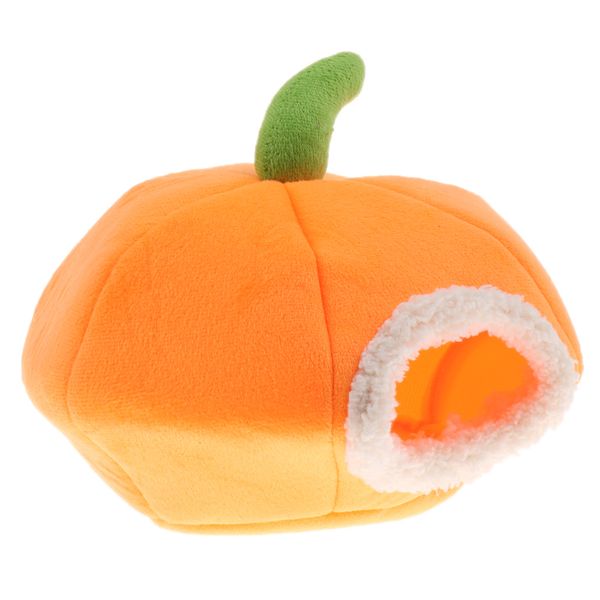 

малого pet тыква формы warm cotton гнездо спящая кровать для хомяка кролика
