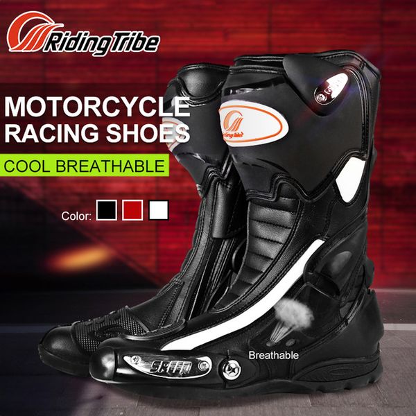

riding tribe mens motorcycle riding long boots outdoor knight boots shoes motorcycle anti fall european size 7.5-10