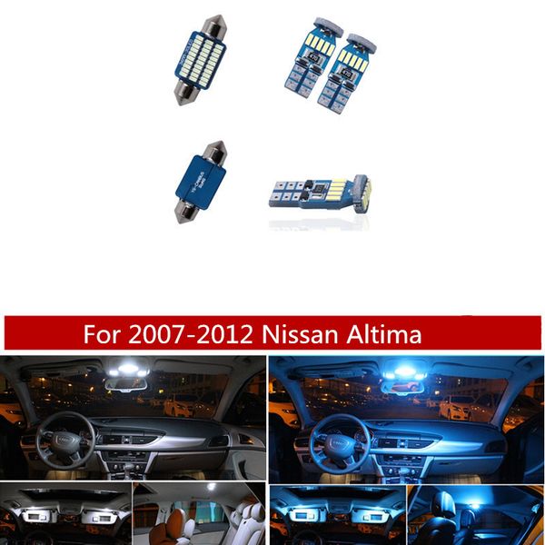 2019 White Ice Blue Led Lamp Car Bulbs Interior Package Kit For 2007 2012 Nissan Altima Map Dome Trunk Plate Light From Suozhi1997 17 5 Dhgate Com