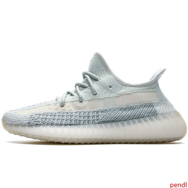 

2019 cloud white yecheil kanye west designer sneakers bred black reflective zebra green glow lundmark men women sport running shoe with