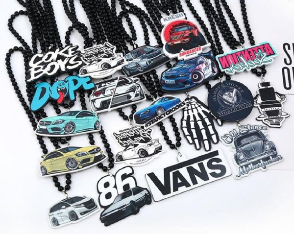 

car pendant acrylic fashion hellaflush car styling auto decoration rear view mirror charms trim hanging ornament new gifts
