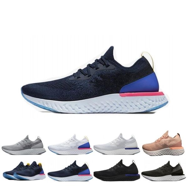

Wholesale Epic React Mens Womens Running Shoes Black White Blue Instant Fly Breathable Designer Sports Sneakers Shoes size EUR 36-45