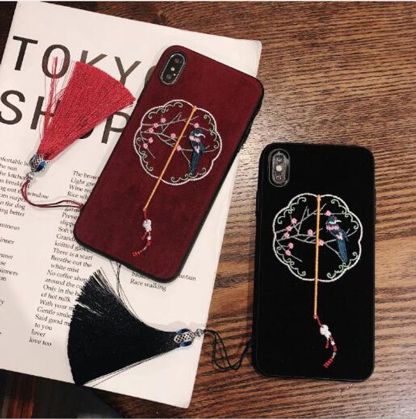 

designer phone case for iphonexsmax iphonexr xs 7plus/8plus 7/8 6plus/6sp 6/6s with animal embroidery rear cover fashion phone case
